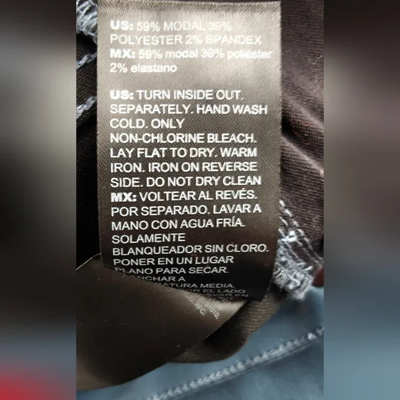 WHBM Blue Faux Leather High Rise Skinny Pants, Size 14 - Picture 4 of 9